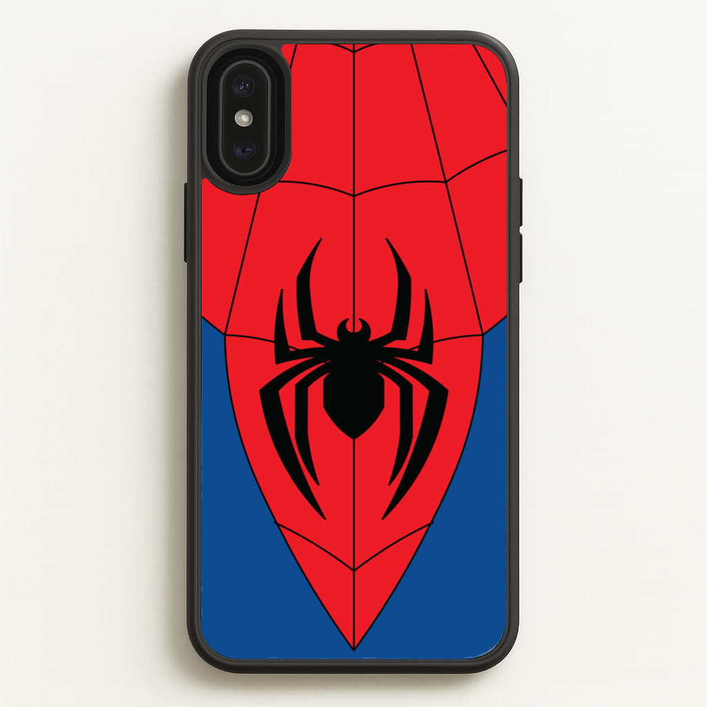 Red And Blue Spider Costume - Marvel Phone Case for iPhone XS Max