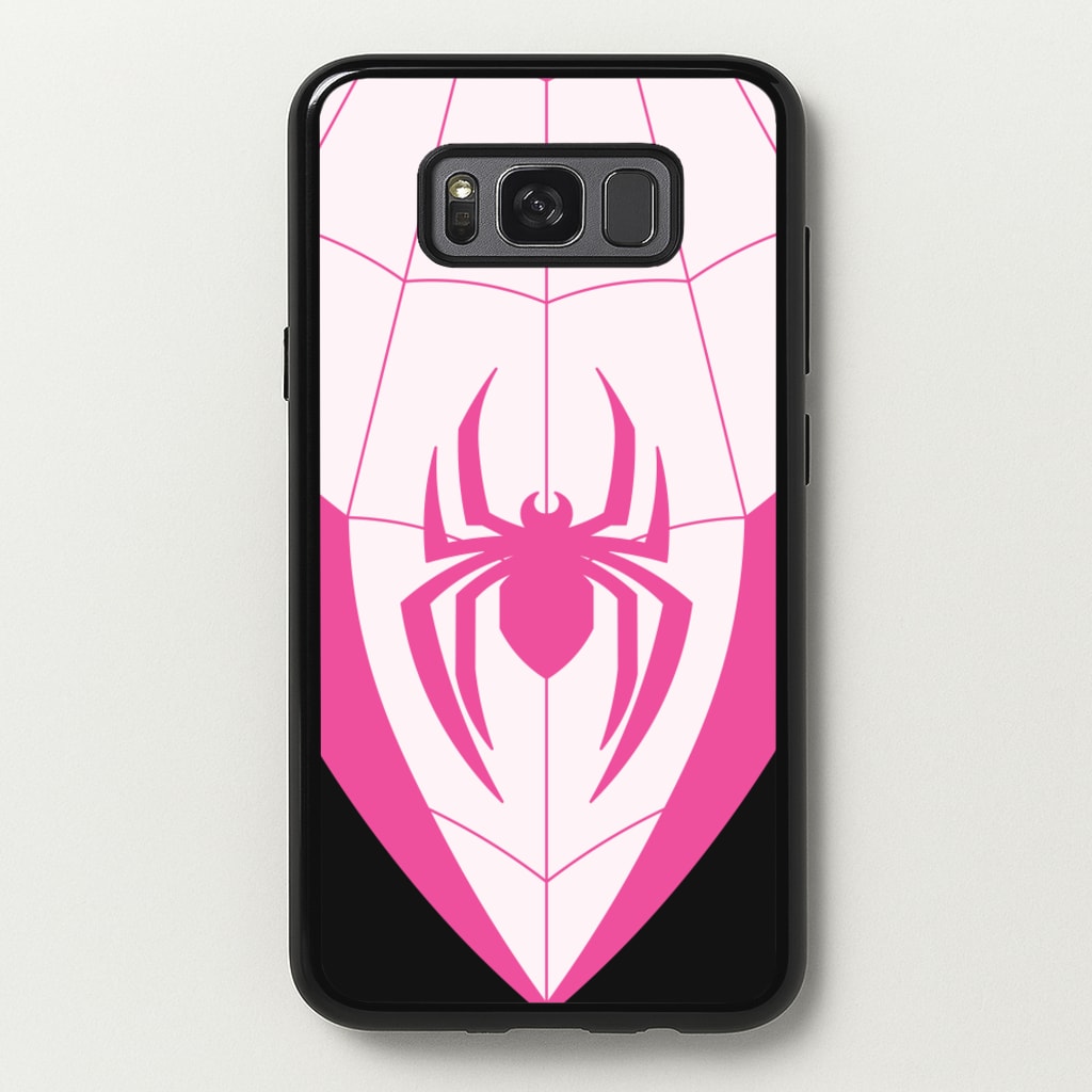Pink And Black Spider Costume - Marvel Phone Case for Galaxy S8 Plus