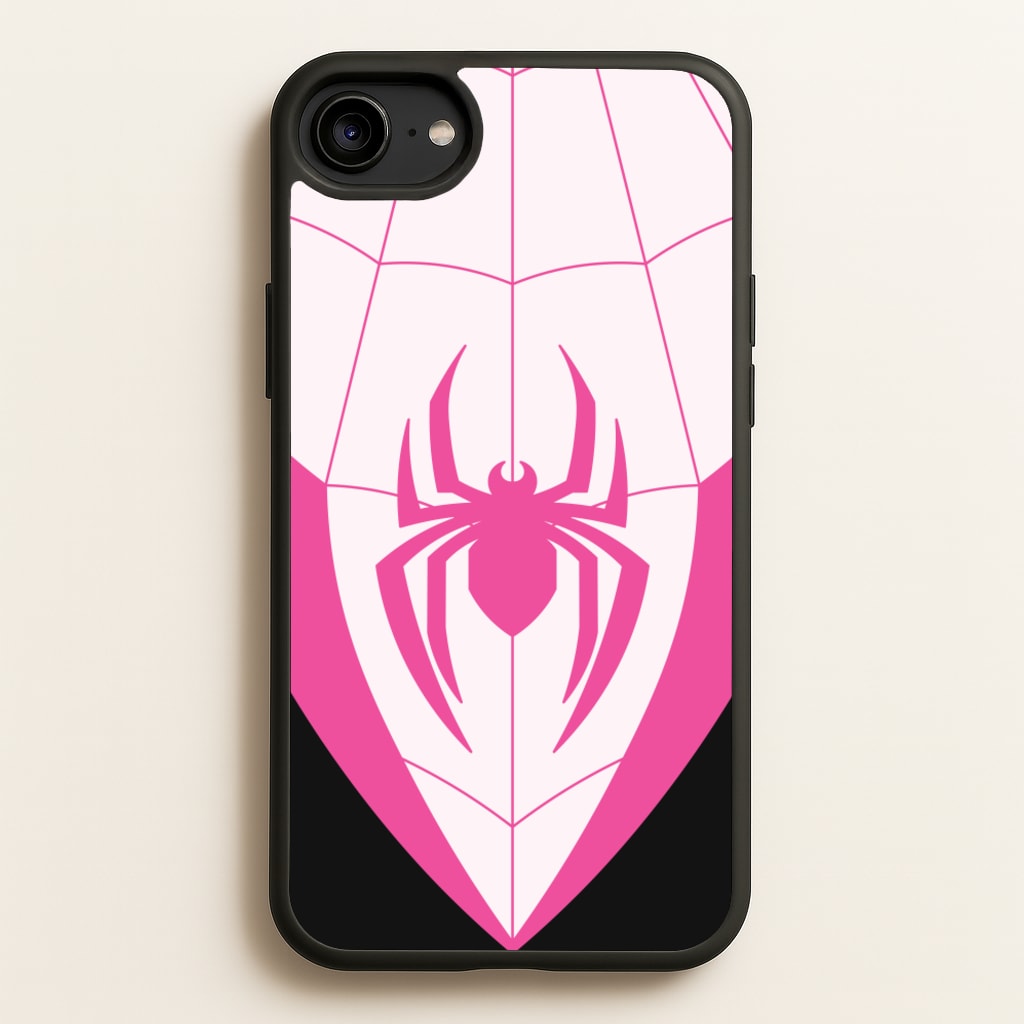 Pink And Black Spider Costume - Marvel Phone Case for iPhone 6 / 7 / 8 / SE