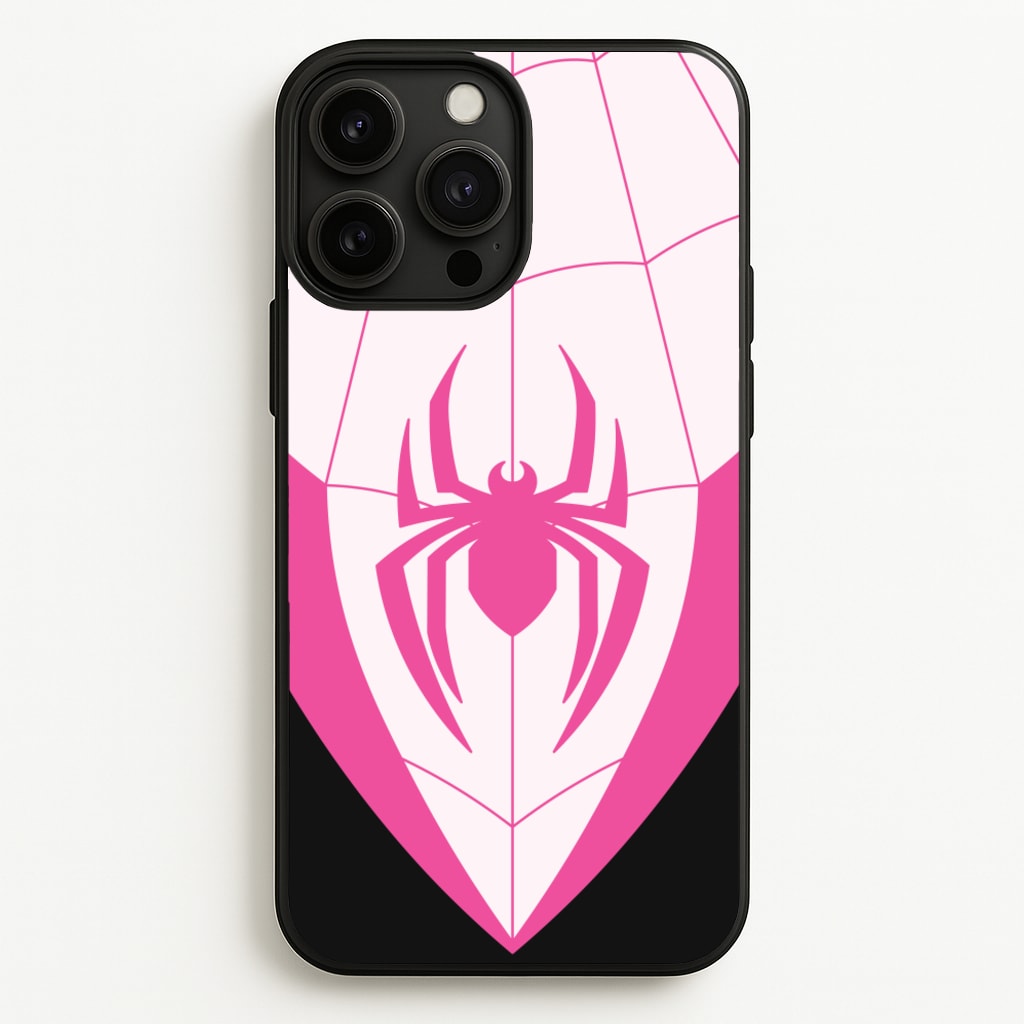 Pink And Black Spider Costume - Marvel Phone Case for iPhone 13 Pro Max