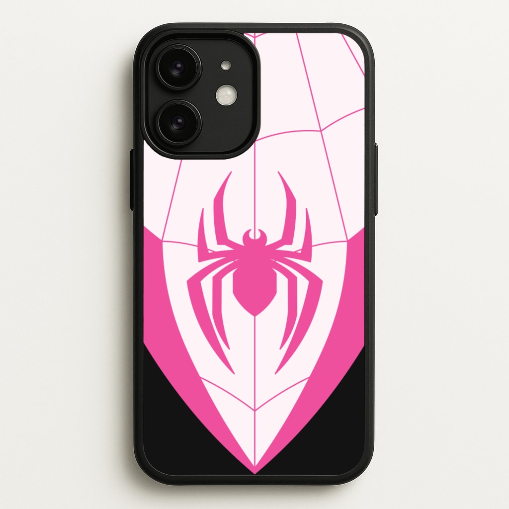 Pink And Black Spider Costume - Marvel Phone Case for iPhone 11