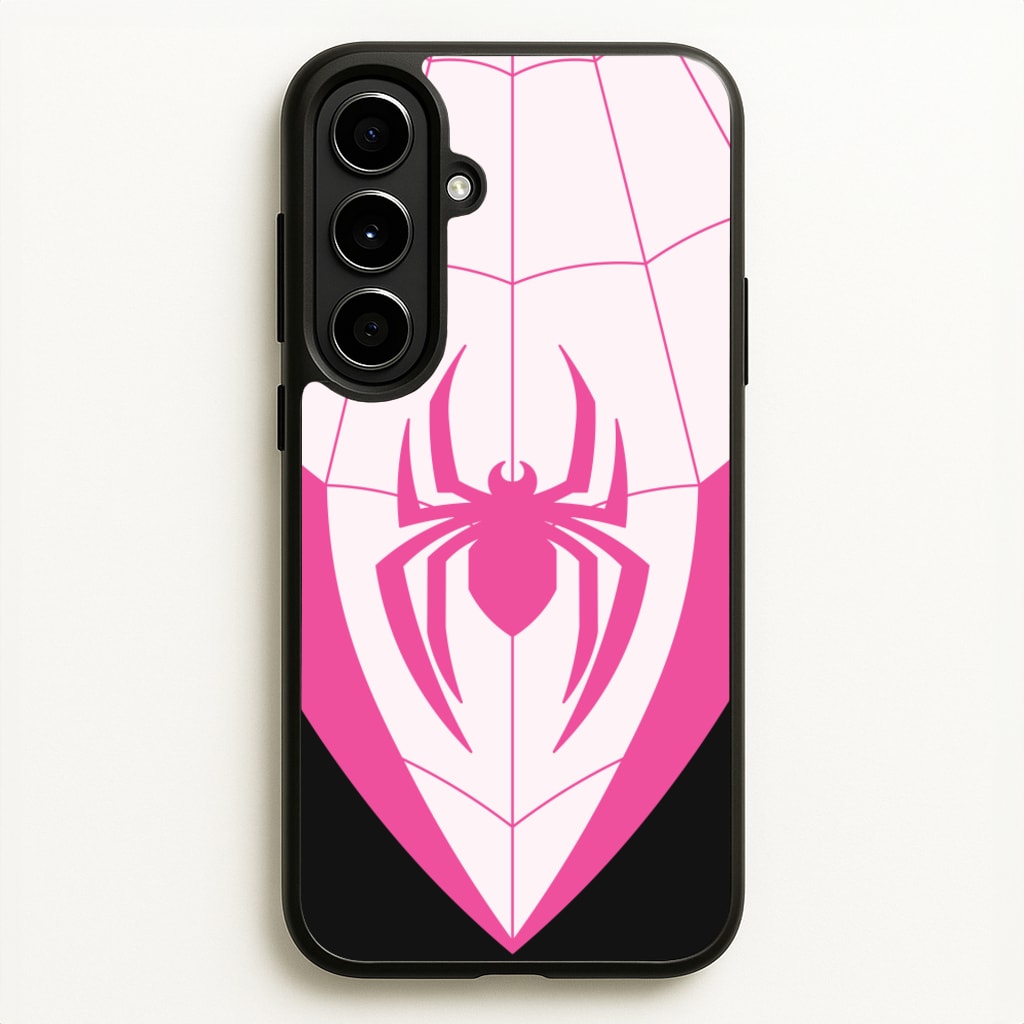 Pink And Black Spider Costume - Marvel Phone Case for Galaxy A56