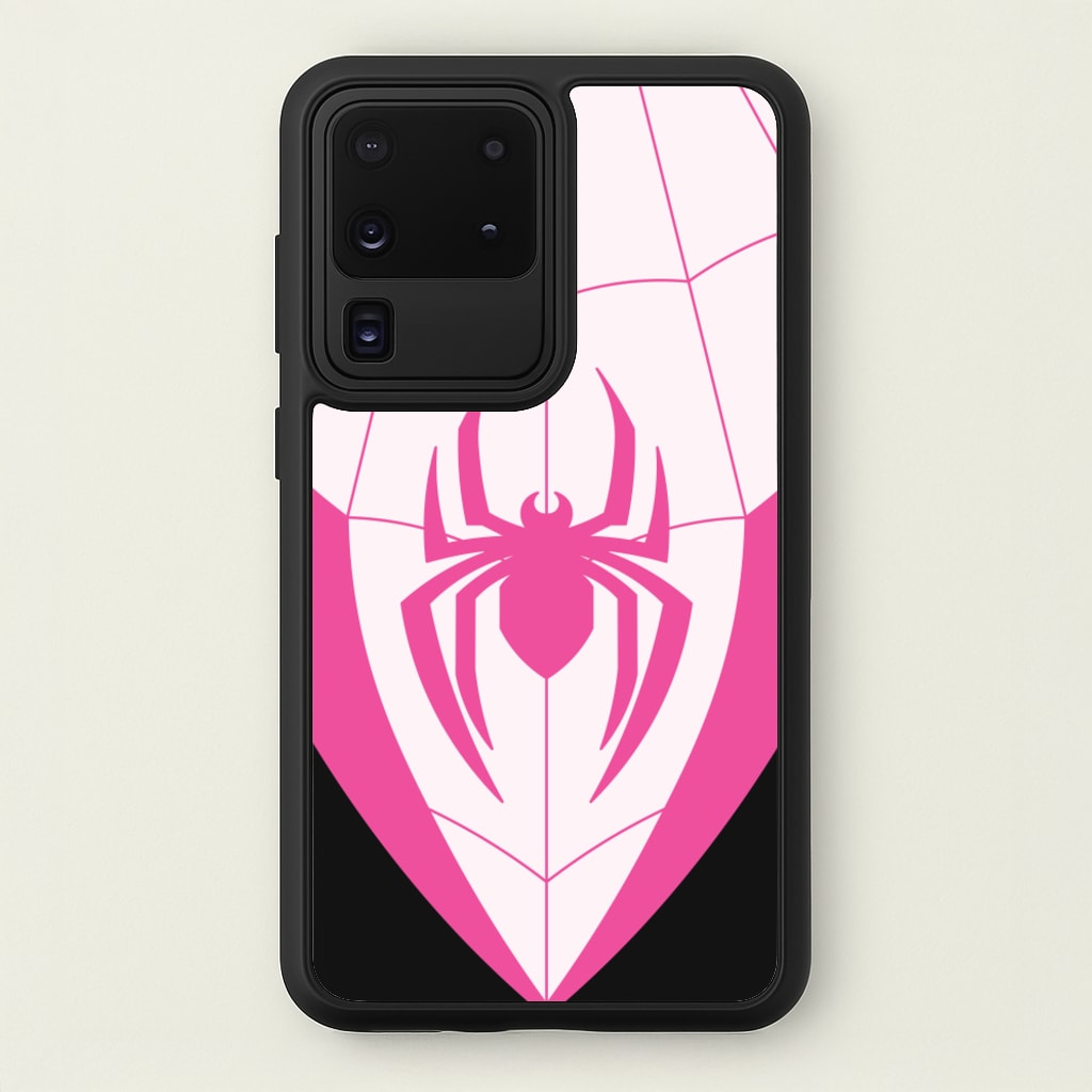 Pink And Black Spider Costume - Marvel Phone Case for Galaxy S20 Ultra