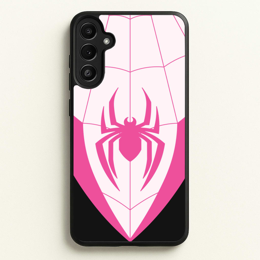 Pink And Black Spider Costume - Marvel Phone Case for Galaxy A34