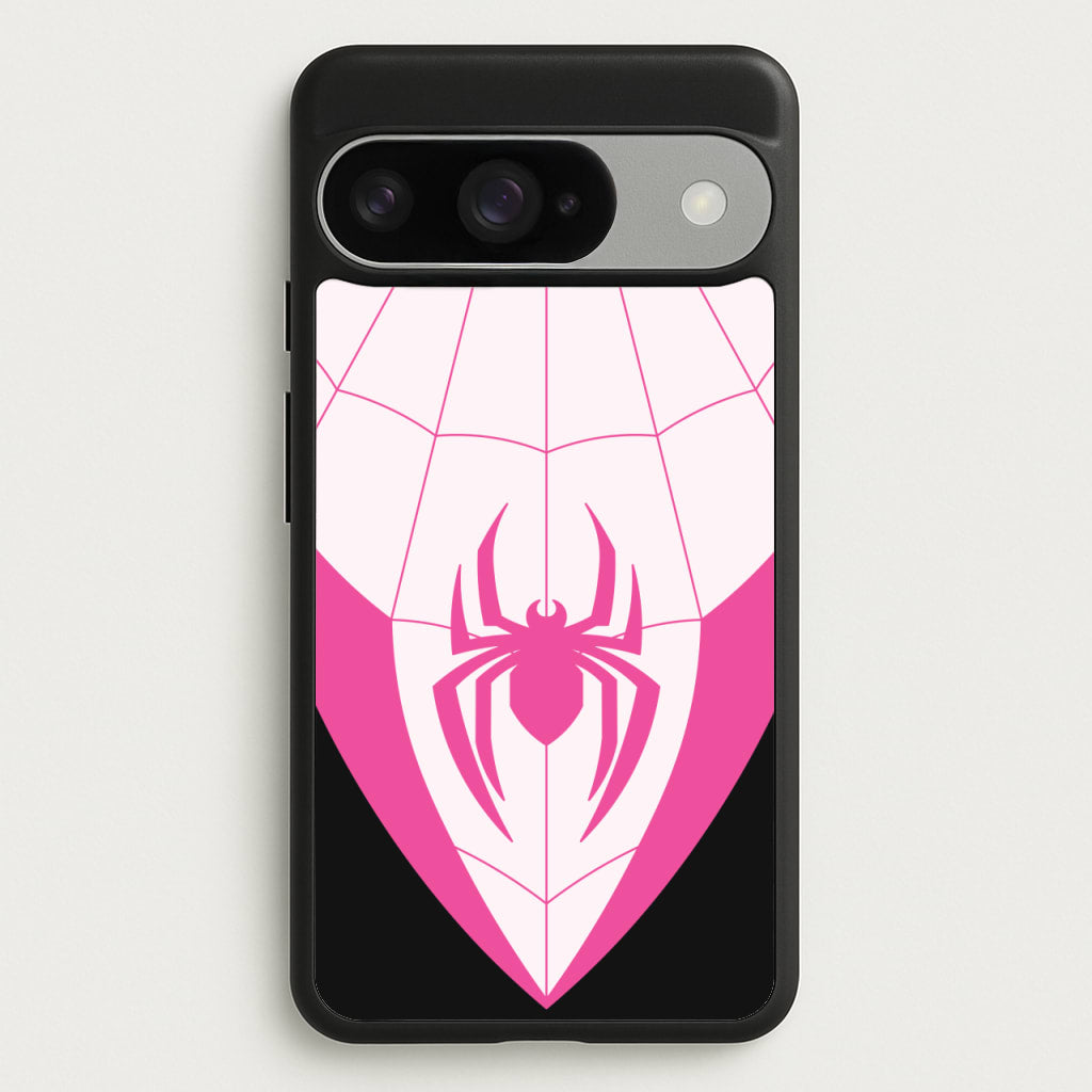 Pink And Black Spider Costume Phone Case for Google Pixel 10 / 10 Pro