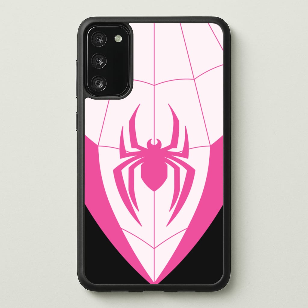 Pink And Black Spider Costume - Marvel Phone Case for Galaxy A41