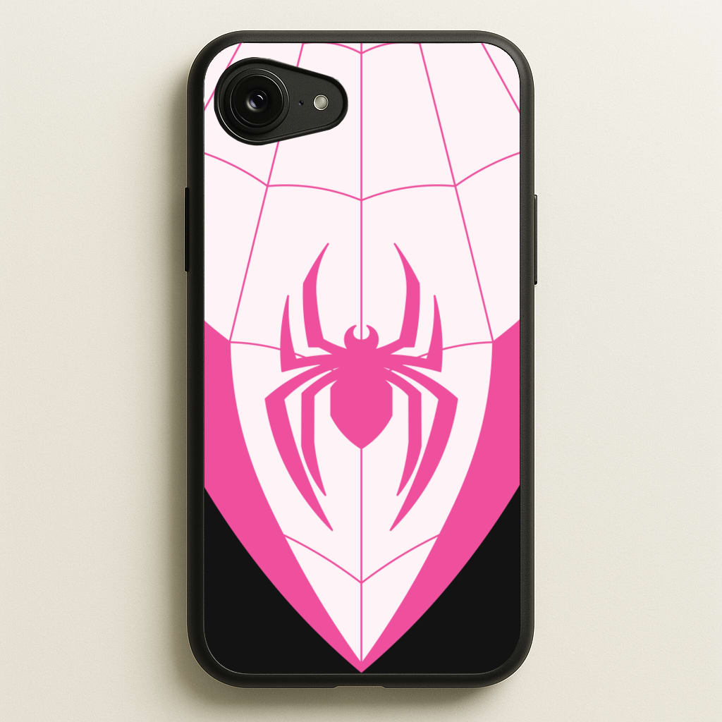 Pink And Black Spider Costume - Marvel Phone Case for iPhone 16e