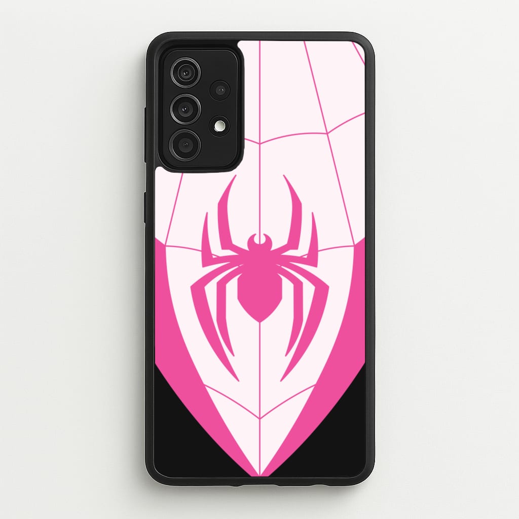 Pink And Black Spider Costume - Marvel Phone Case for Galaxy A52 / A52s