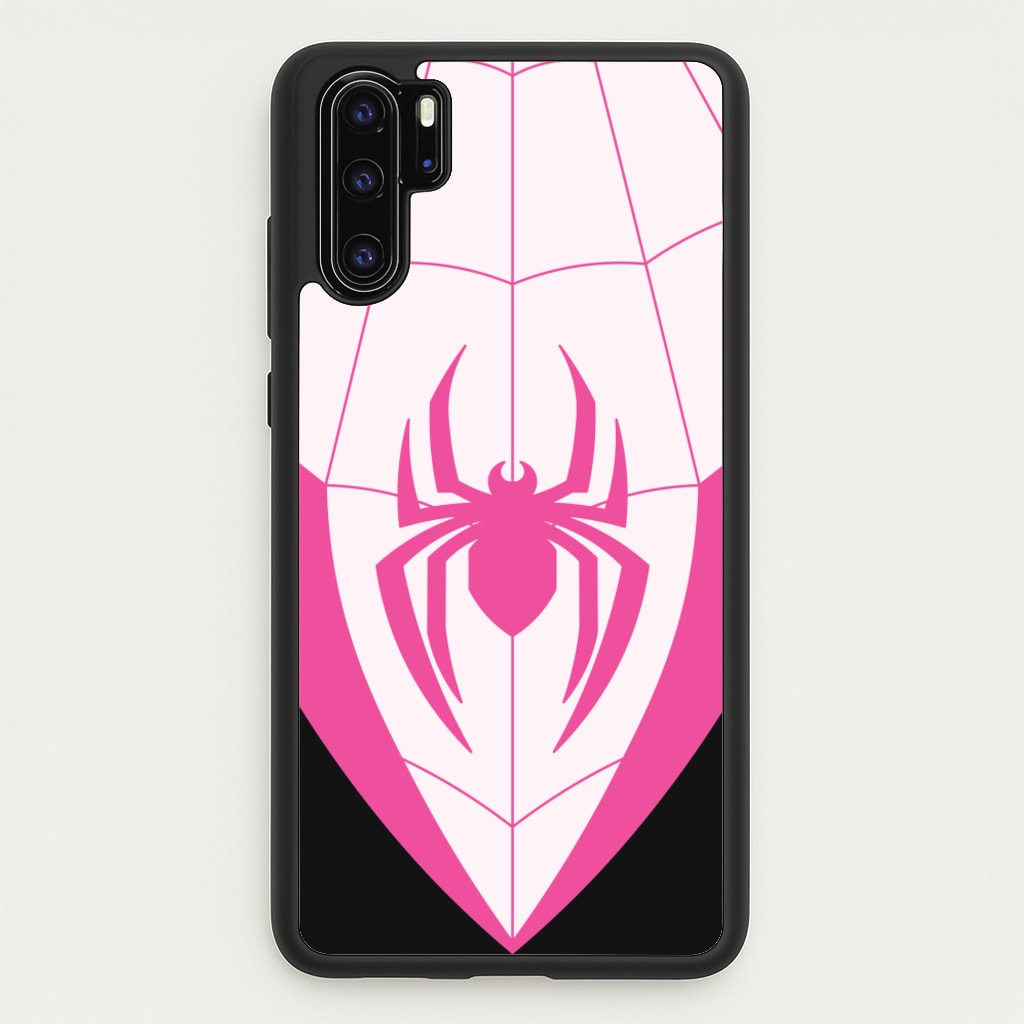 Pink And Black Spider Costume - Marvel Phone Case for Huawei P30 Pro