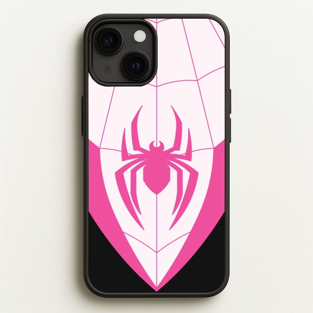 Pink And Black Spider Costume - Marvel Phone Case for iPhone 13