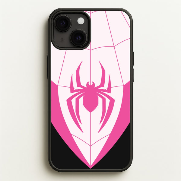 Pink And Black Spider Costume - Marvel Phone Case for iPhone 13