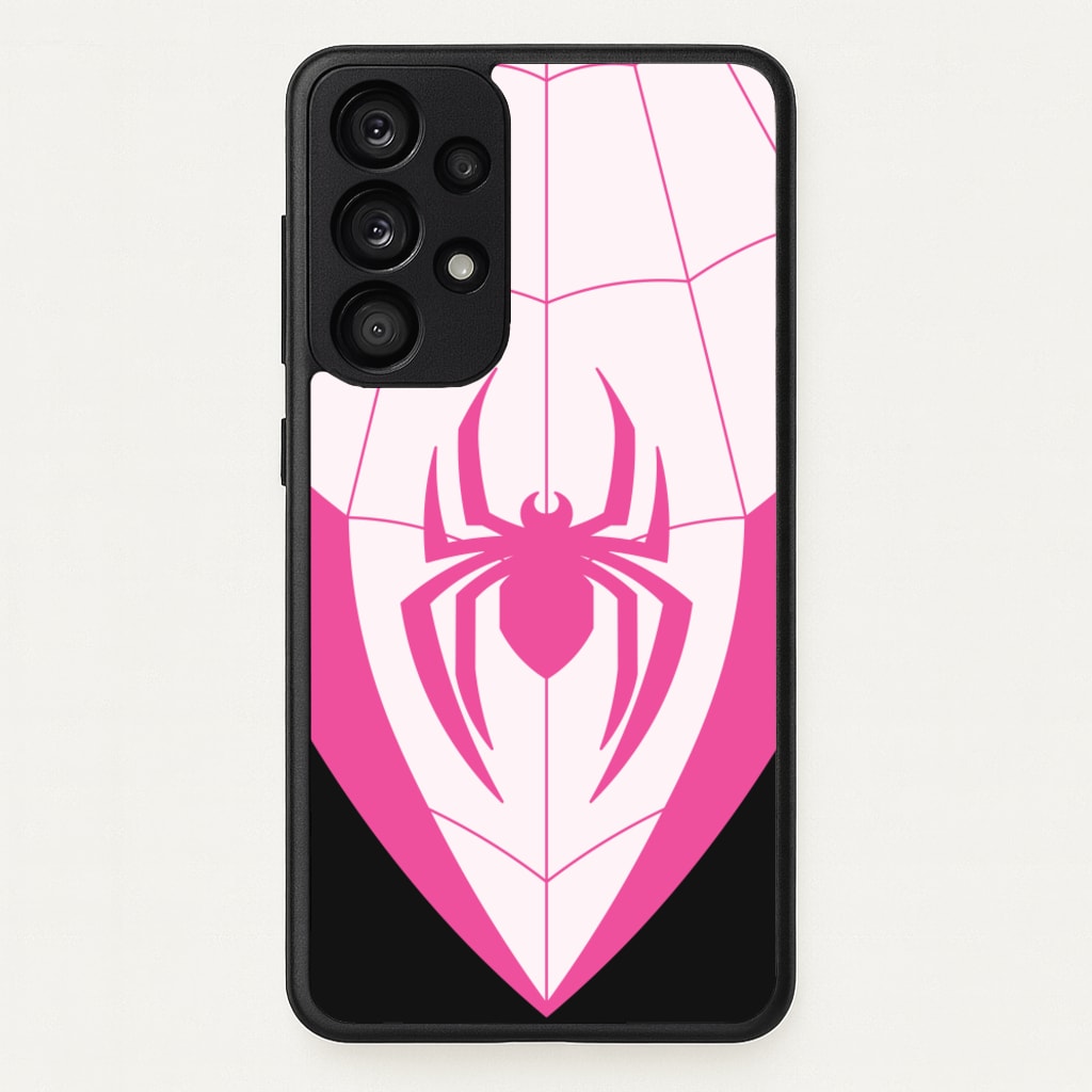 Pink And Black Spider Costume - Marvel Phone Case for Galaxy A53