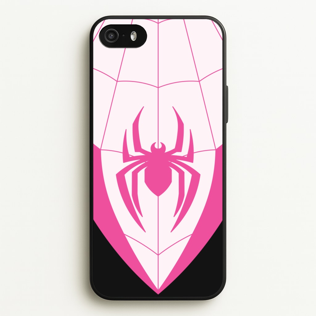 Pink And Black Spider Costume - Marvel Phone Case for iPhone 5 / 5s / SE 2016