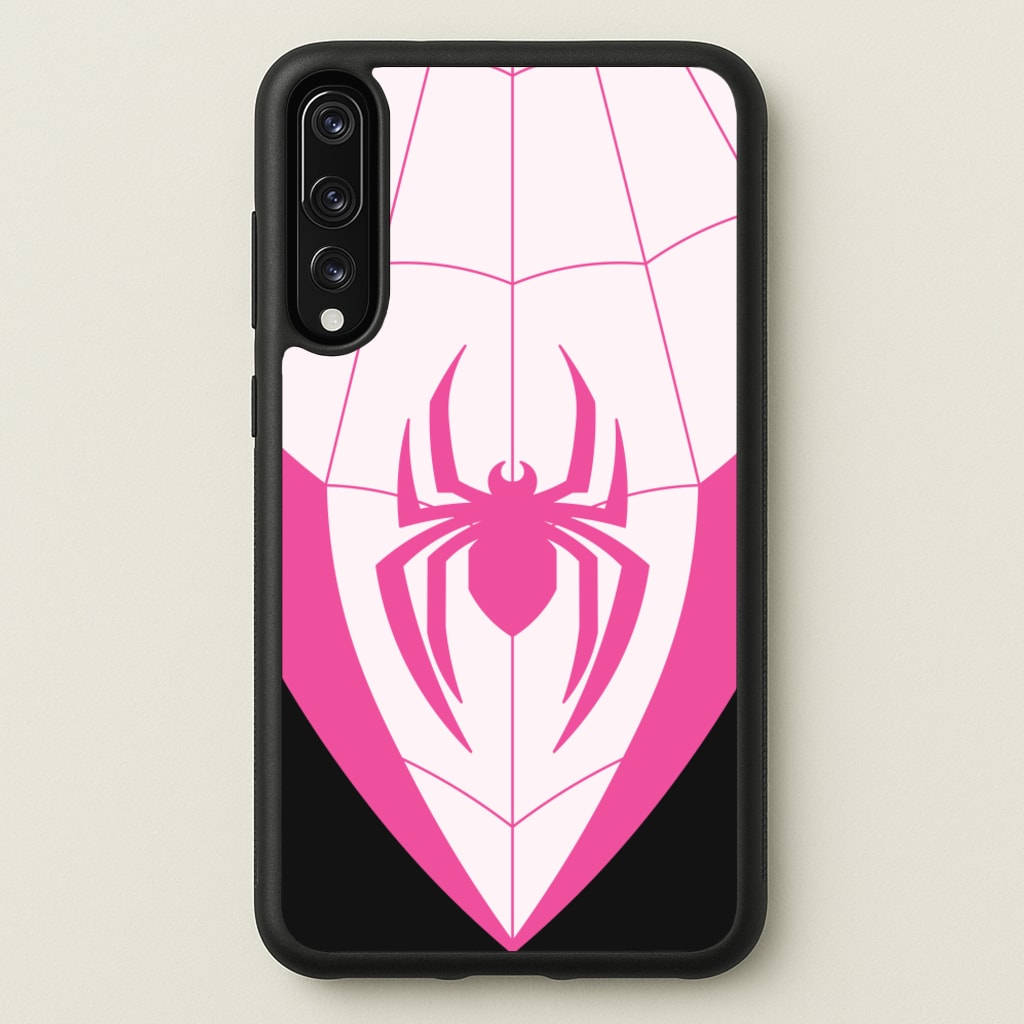 Pink And Black Spider Costume - Marvel Phone Case for Huawei P20 Pro