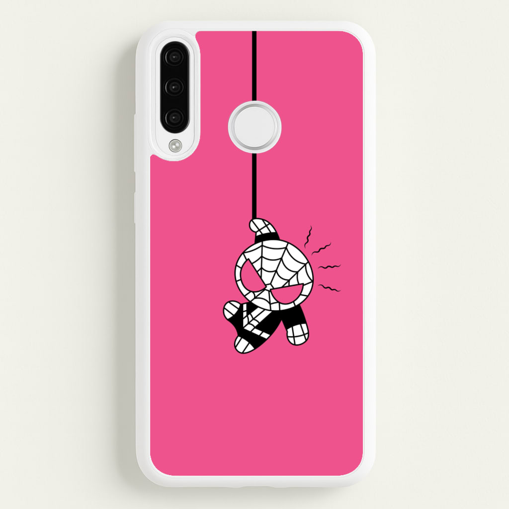 Pink Hanging Spider Hero - Marvel Phone Case for Huawei P30 Lite
