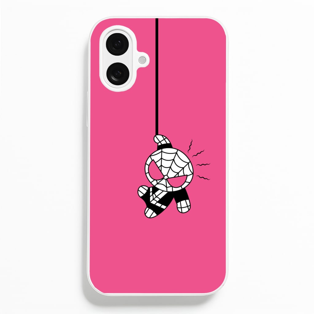 Pink Hanging Spider Hero Phone Case