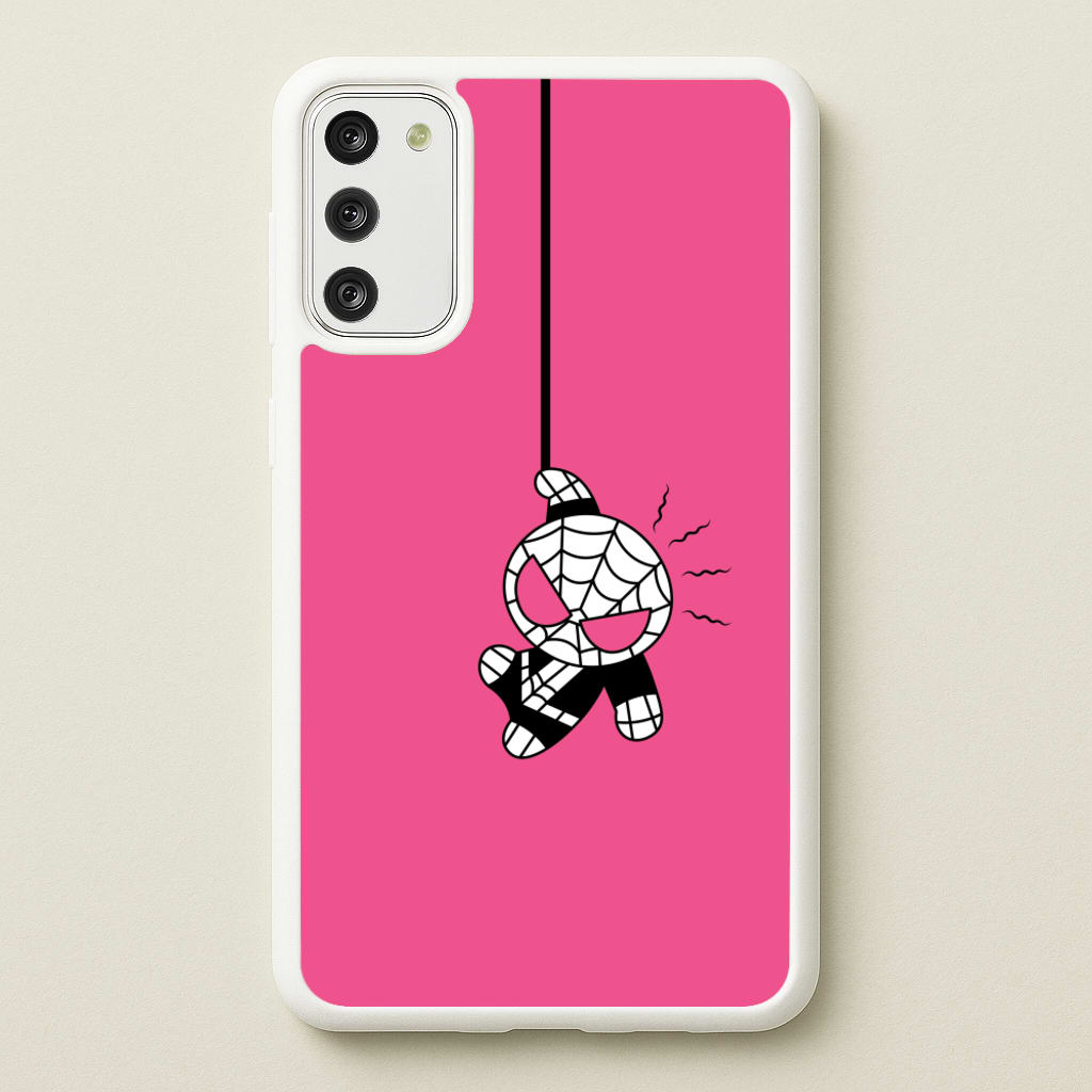 Pink Hanging Spider Hero - Marvel Phone Case for Galaxy S20
