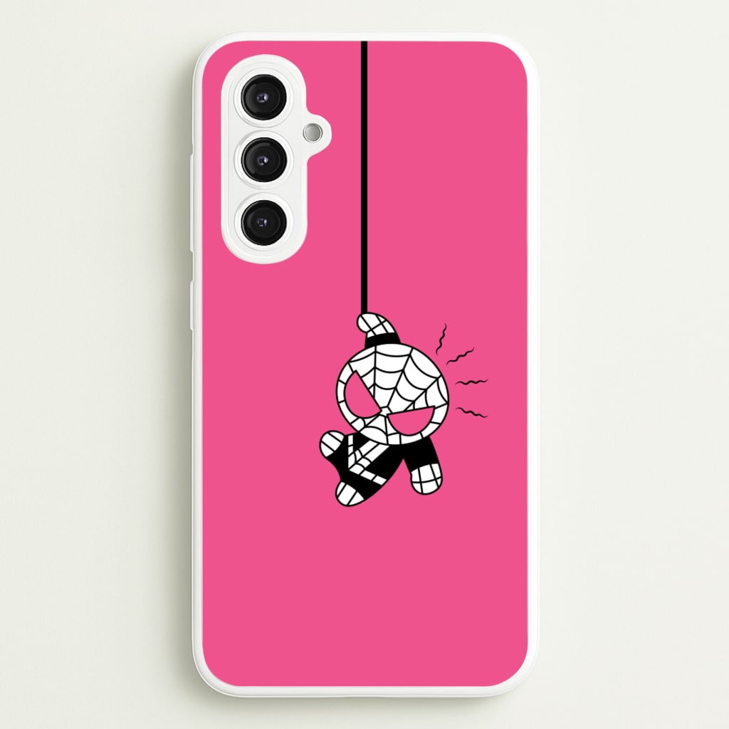 Pink Hanging Spider Hero - Marvel Phone Case for Galaxy S23FE