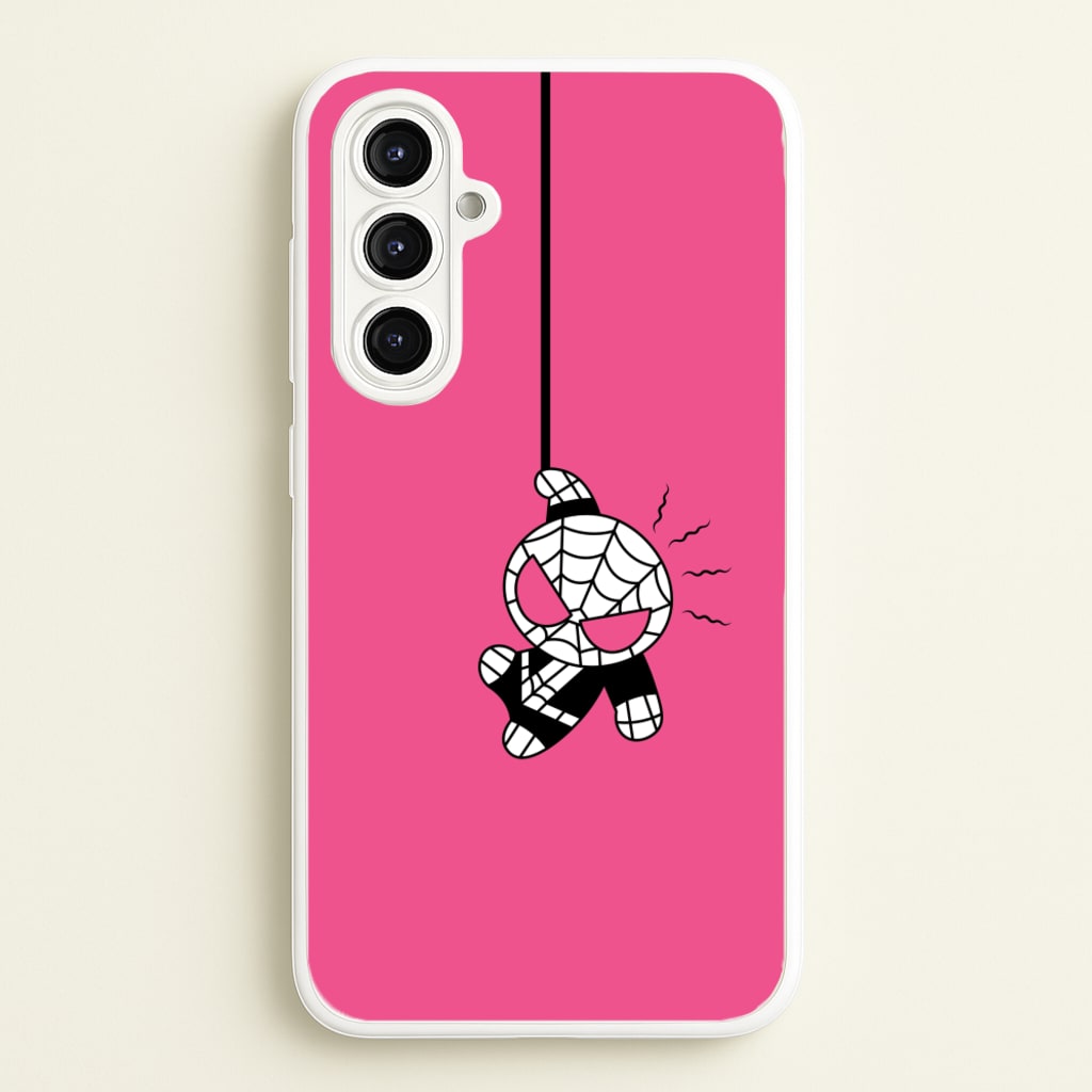 Pink Hanging Spider Hero - Marvel Phone Case for Galaxy A16