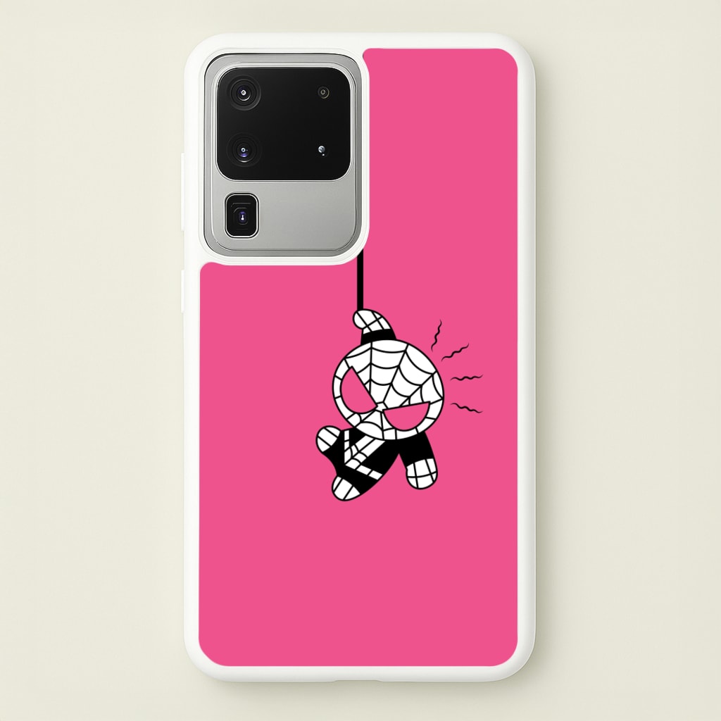 Pink Hanging Spider Hero - Marvel Phone Case for Galaxy S20 Ultra