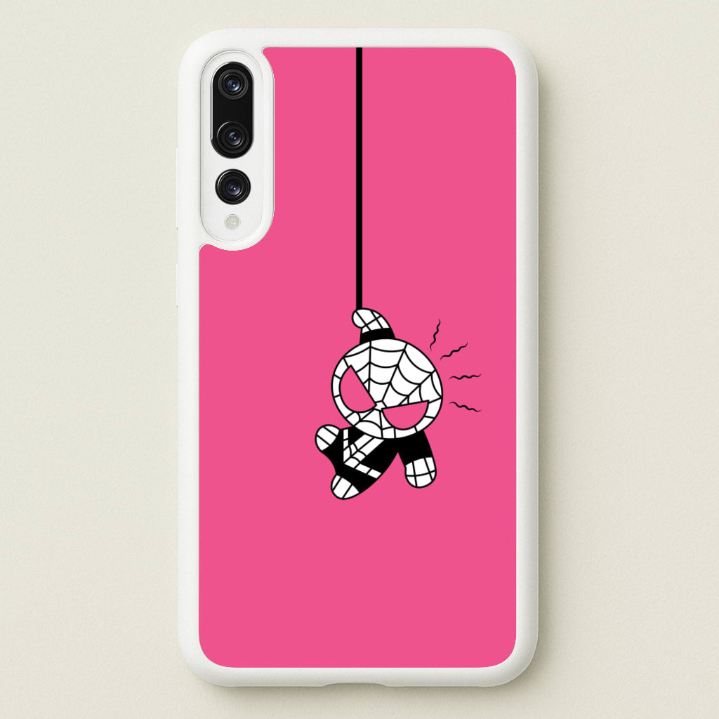 Pink Hanging Spider Hero - Marvel Phone Case for Huawei P20 Pro