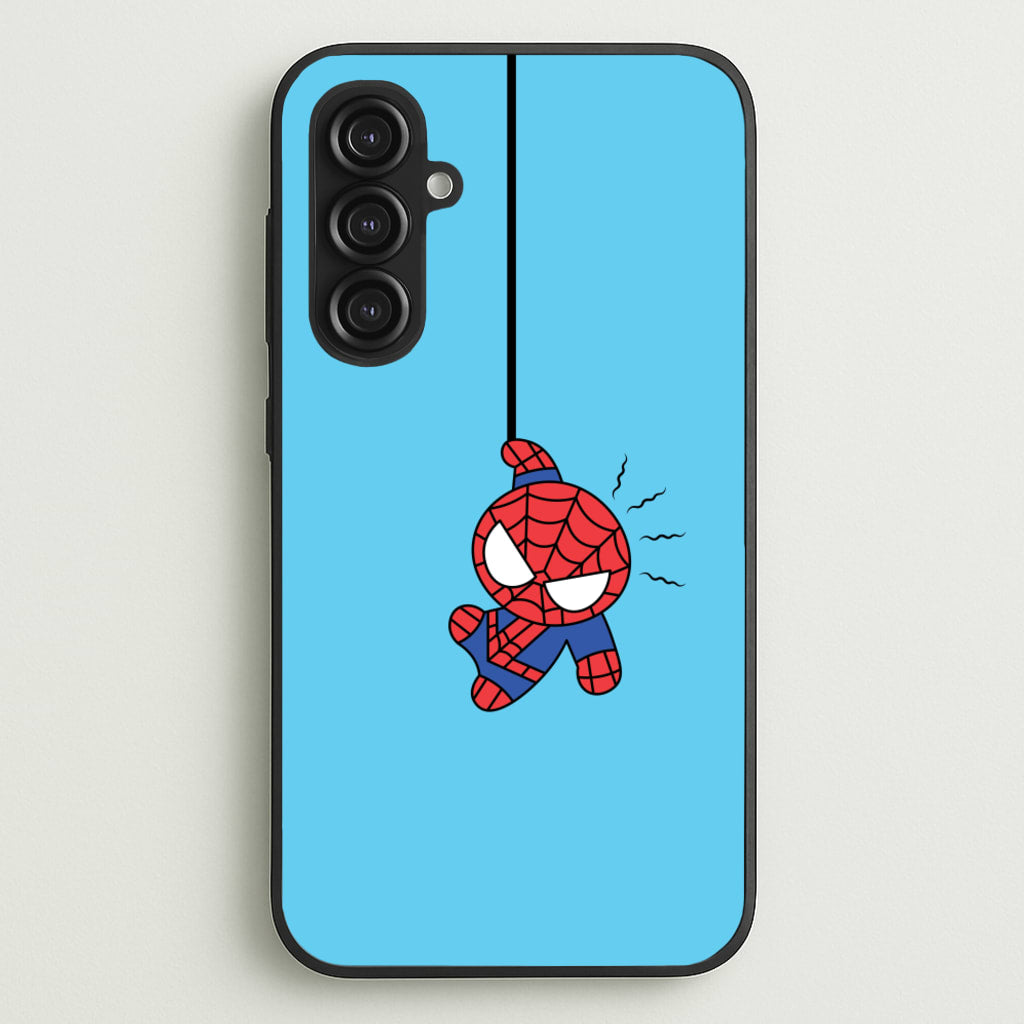 Blue Hanging Spider Hero - Marvel Phone Case for Galaxy S23FE