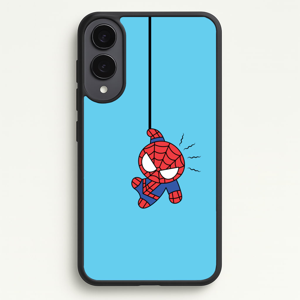 Blue Hanging Spider Hero - Marvel Phone Case for Galaxy S25 Edge