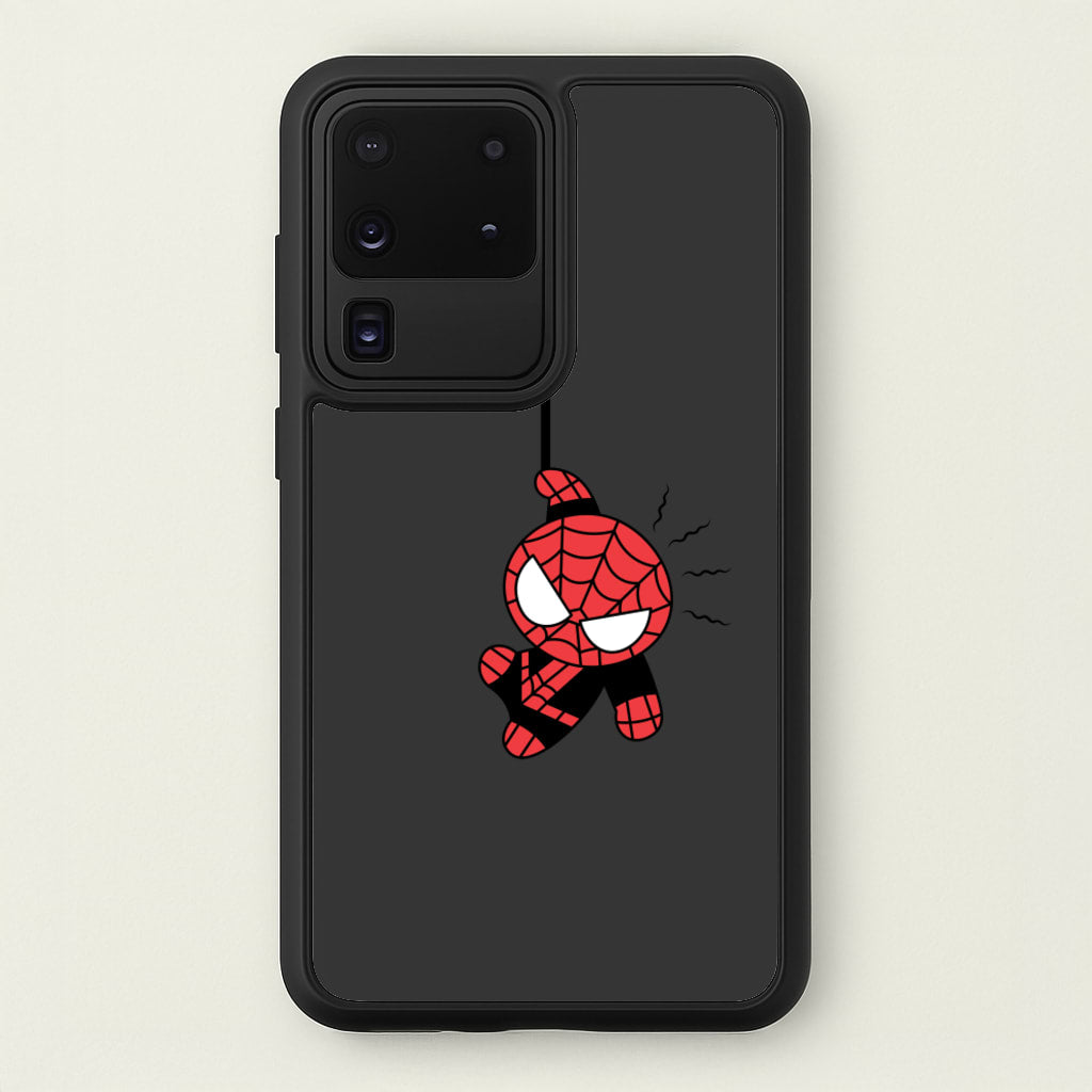 Gray Hanging Spider Hero - Marvel Phone Case for Galaxy S20 Ultra