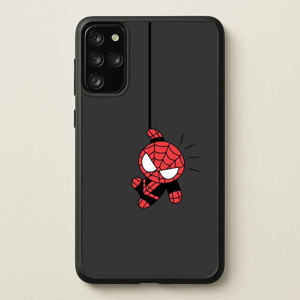 Gray Hanging Spider Hero - Marvel Phone Case for Galaxy S20 Plus