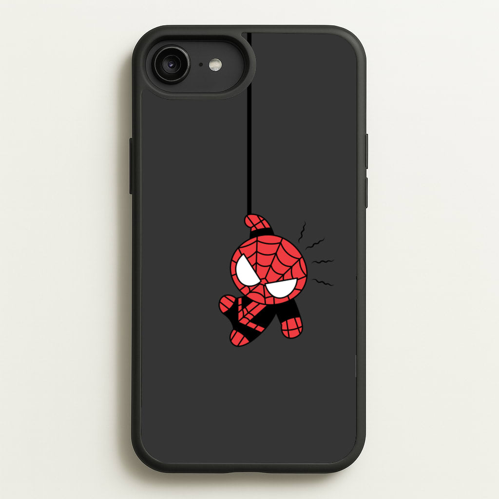 Gray Hanging Spider Hero - Marvel Phone Case for iPhone 6 Plus / 7 Plus / 8 Plus
