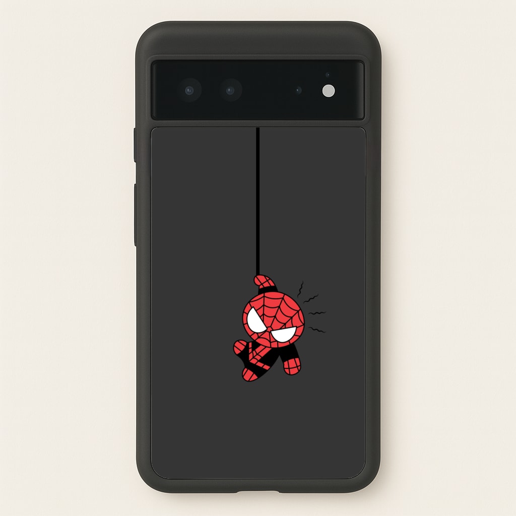 Gray Hanging Spider Hero - Marvel Phone Case for Google Pixel 6