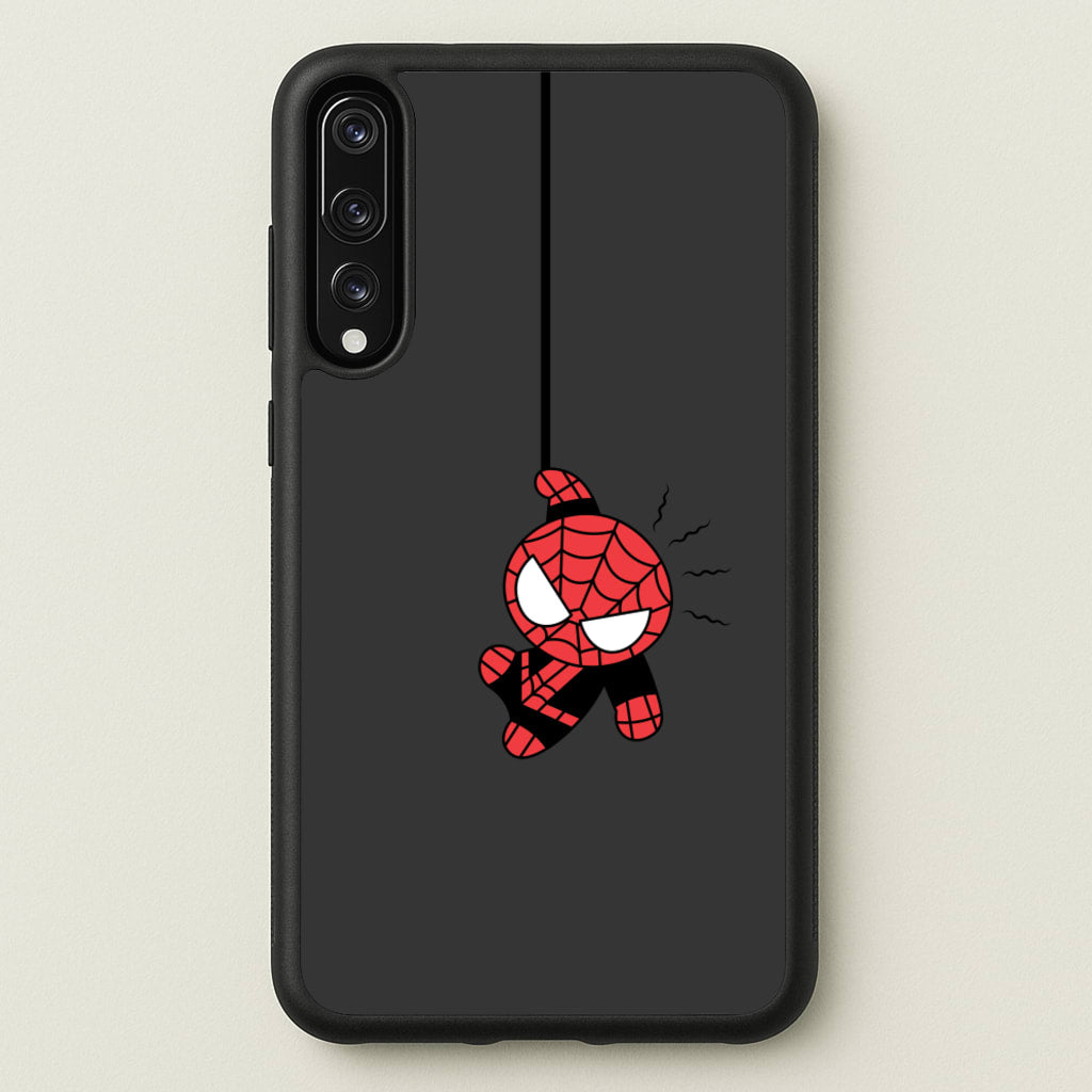 Gray Hanging Spider Hero - Marvel Phone Case for Huawei P20 Pro