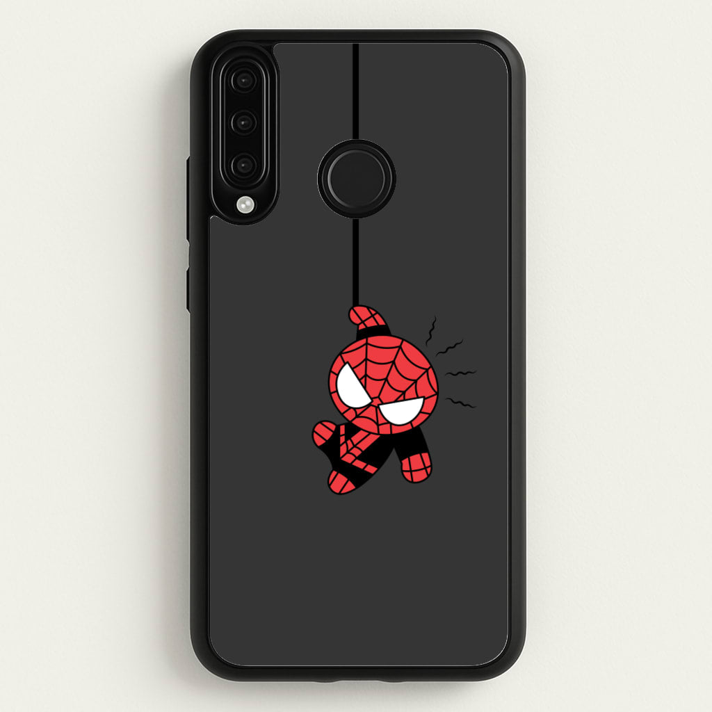 Gray Hanging Spider Hero - Marvel Phone Case for Huawei P30 Lite