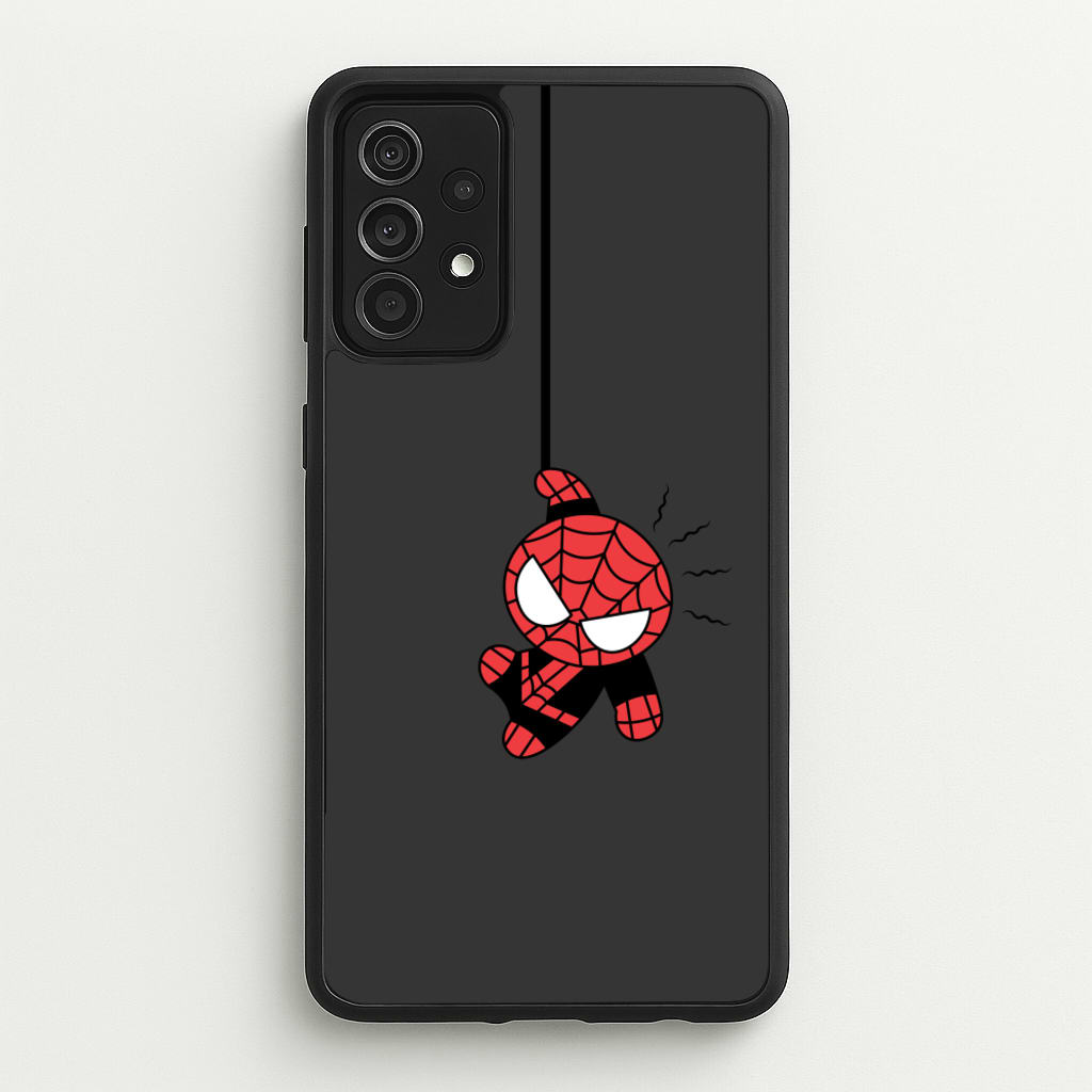 Gray Hanging Spider Hero - Marvel Phone Case for Galaxy A52 / A52s