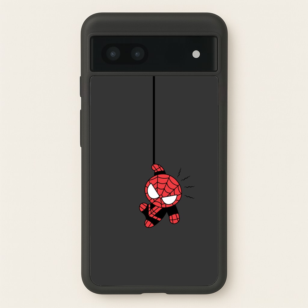 Gray Hanging Spider Hero - Marvel Phone Case for Google Pixel 7a