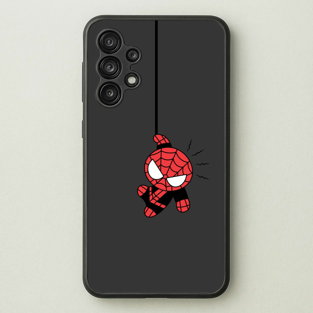 Gray Hanging Spider Hero - Marvel Phone Case for Galaxy A13