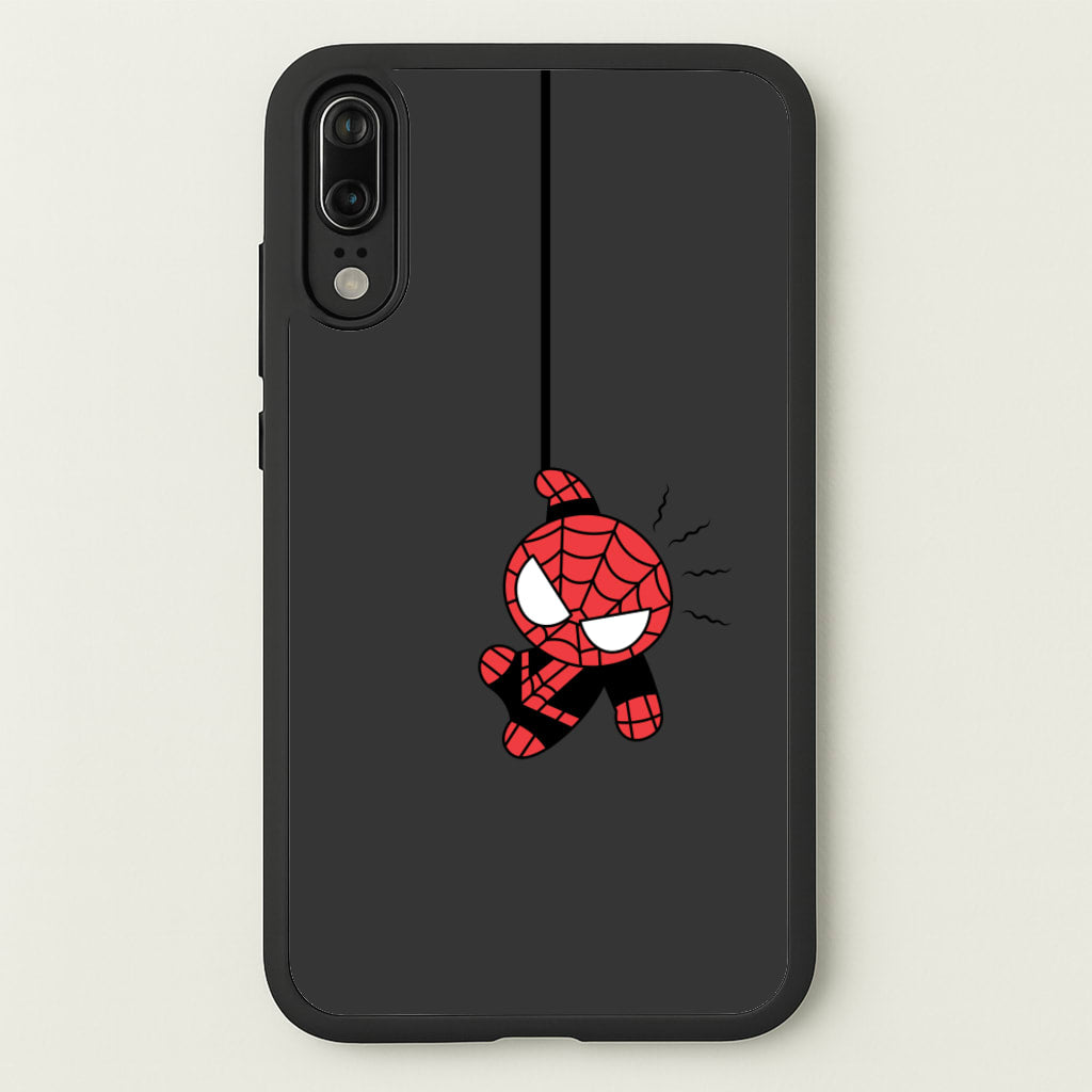 Gray Hanging Spider Hero - Marvel Phone Case for Huawei P20