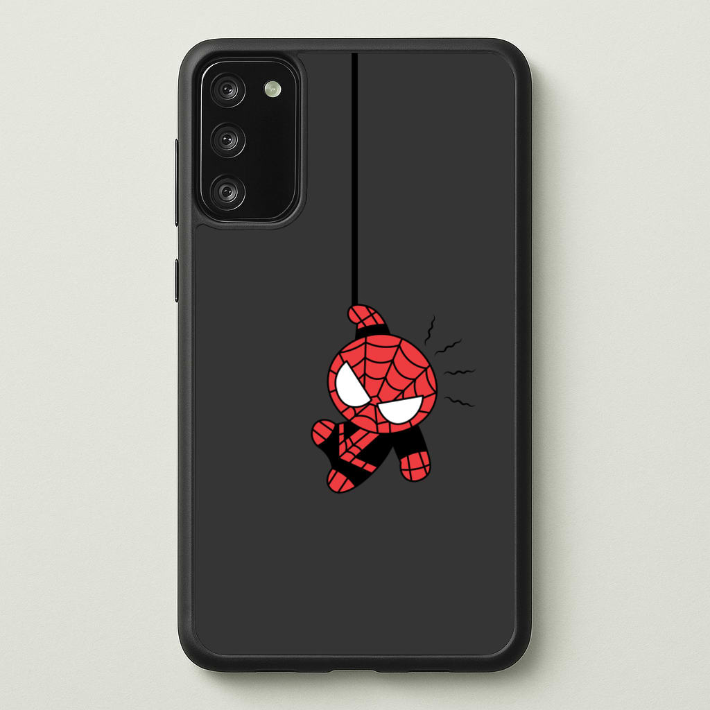 Gray Hanging Spider Hero - Marvel Phone Case for Galaxy S20FE