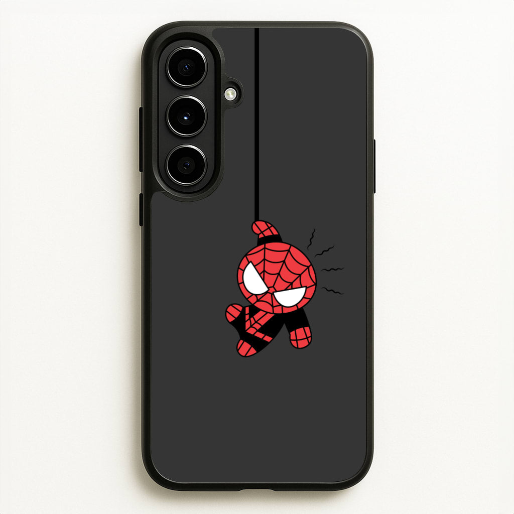 Gray Hanging Spider Hero - Marvel Phone Case for Galaxy A56