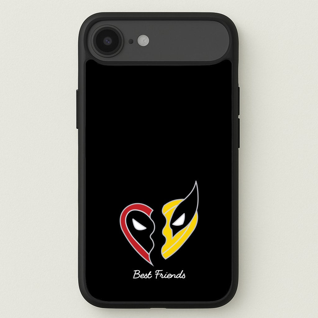 Superhero Best Friends Locket Phone Case for iPhone 17 Air