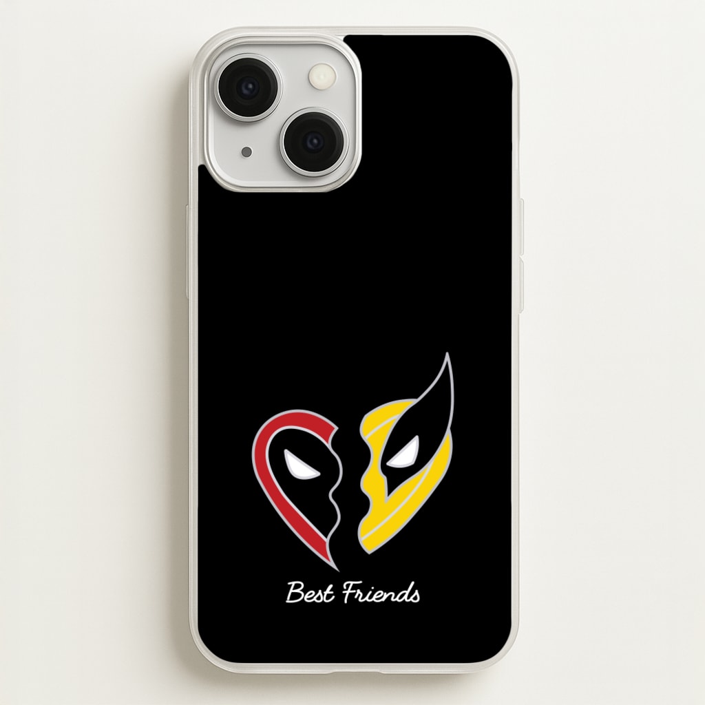 Superhero Best Friends Locket - Marvel Phone Case for iPhone 13 Mini