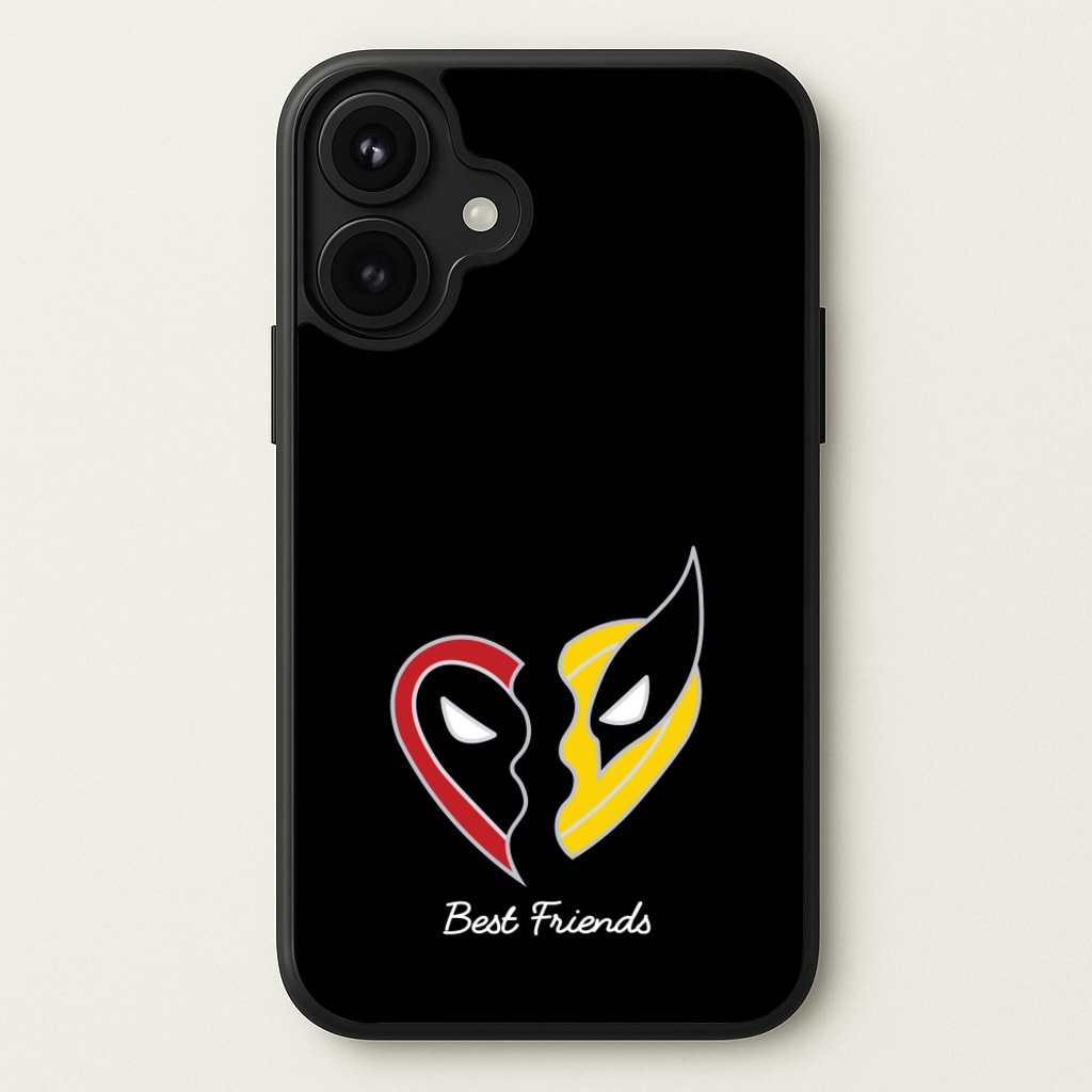 Superhero Best Friends Locket Phone Case for iPhone 17