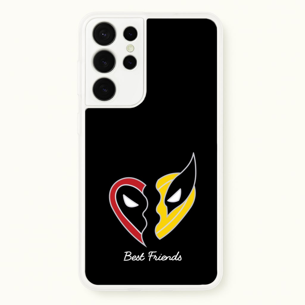 Superhero Best Friends Locket - Marvel Phone Case for Galaxy S21 Ultra