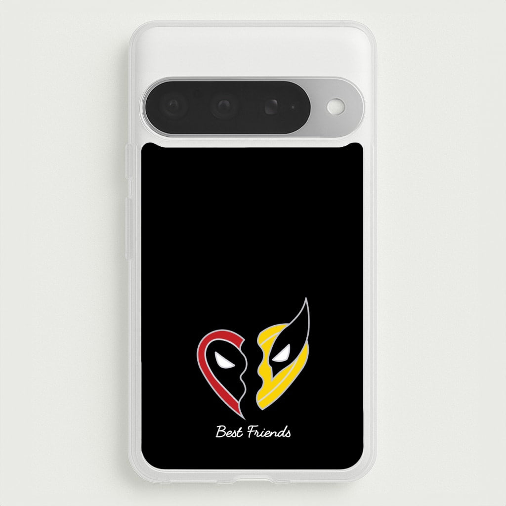 Superhero Best Friends Locket Phone Case for Google Pixel 10 Pro XL