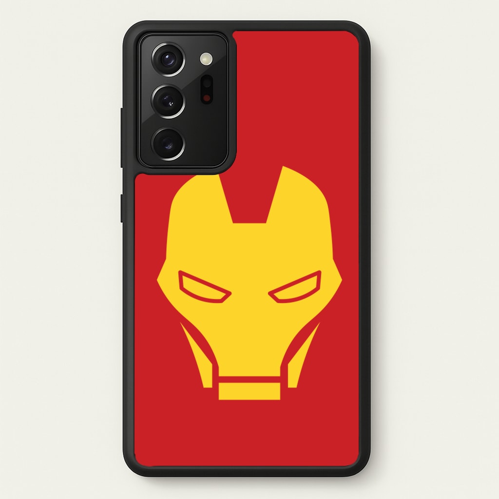 Red Robot Super Hero Face - Marvel Phone Case for Galaxy Note 20 Ultra
