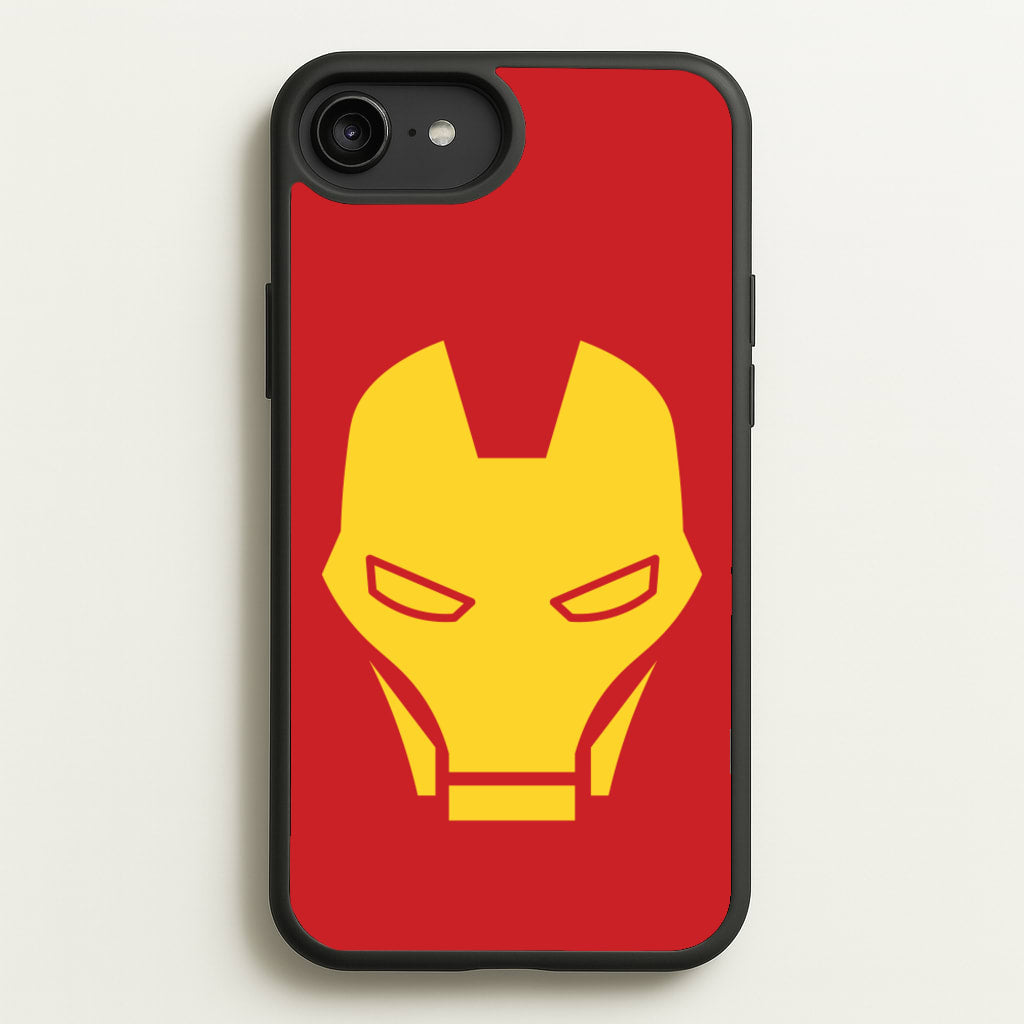 Red Robot Super Hero Face - Marvel Phone Case for iPhone 6 Plus / 7 Plus / 8 Plus