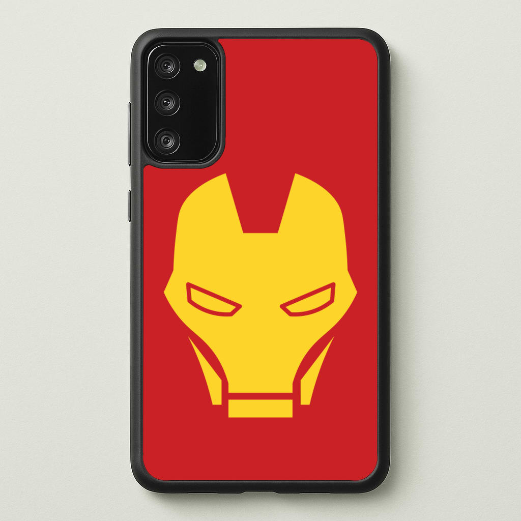 Red Robot Super Hero Face - Marvel Phone Case for Galaxy S20FE