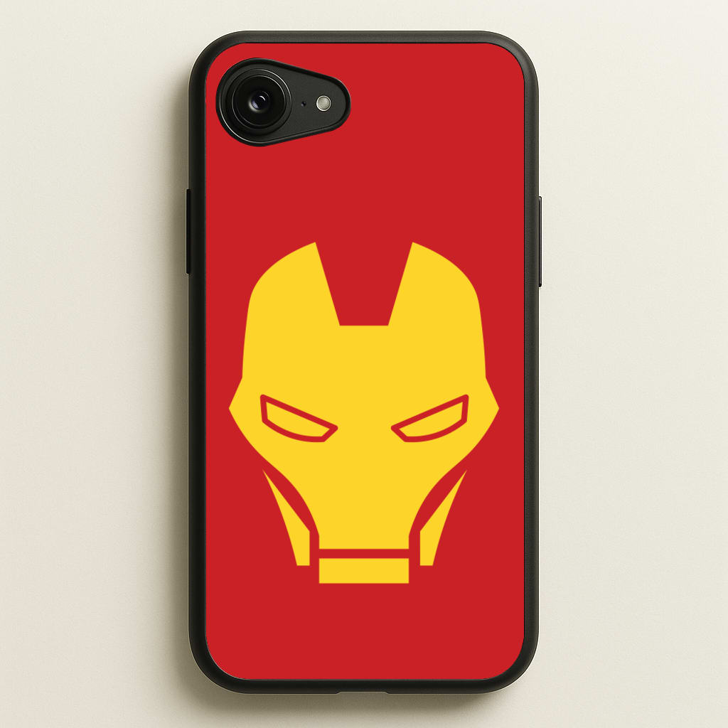 Red Robot Super Hero Face - Marvel Phone Case for iPhone 16e