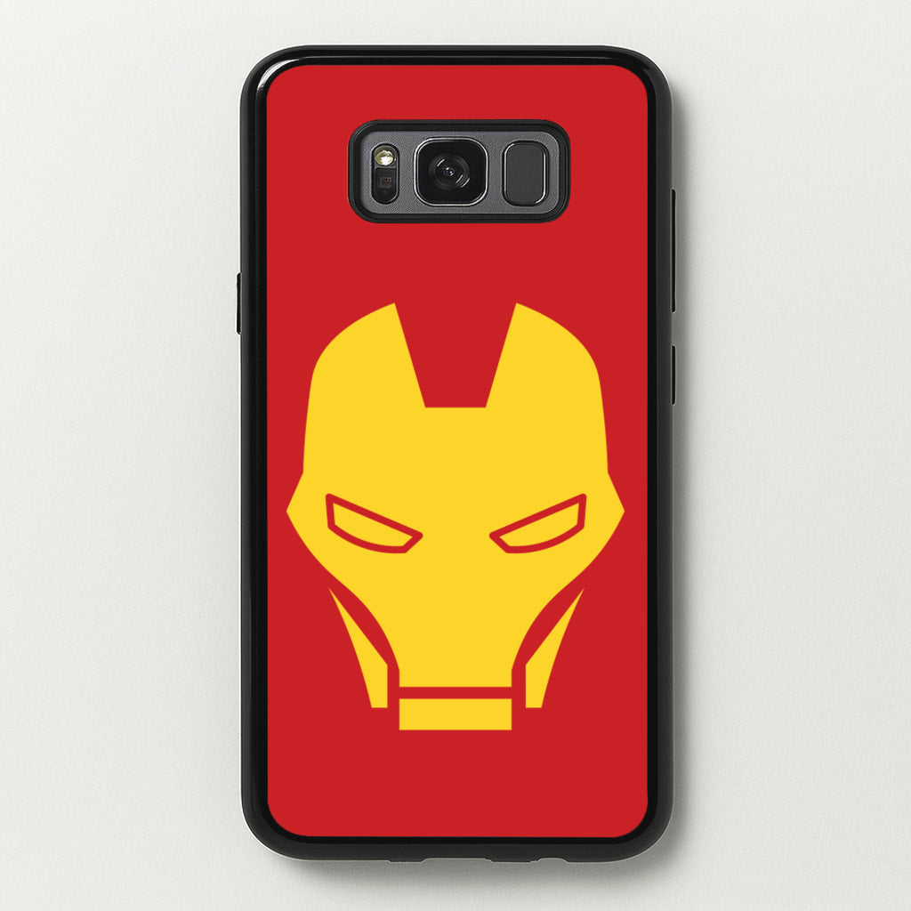 Red Robot Super Hero Face - Marvel Phone Case for Galaxy S8 Plus