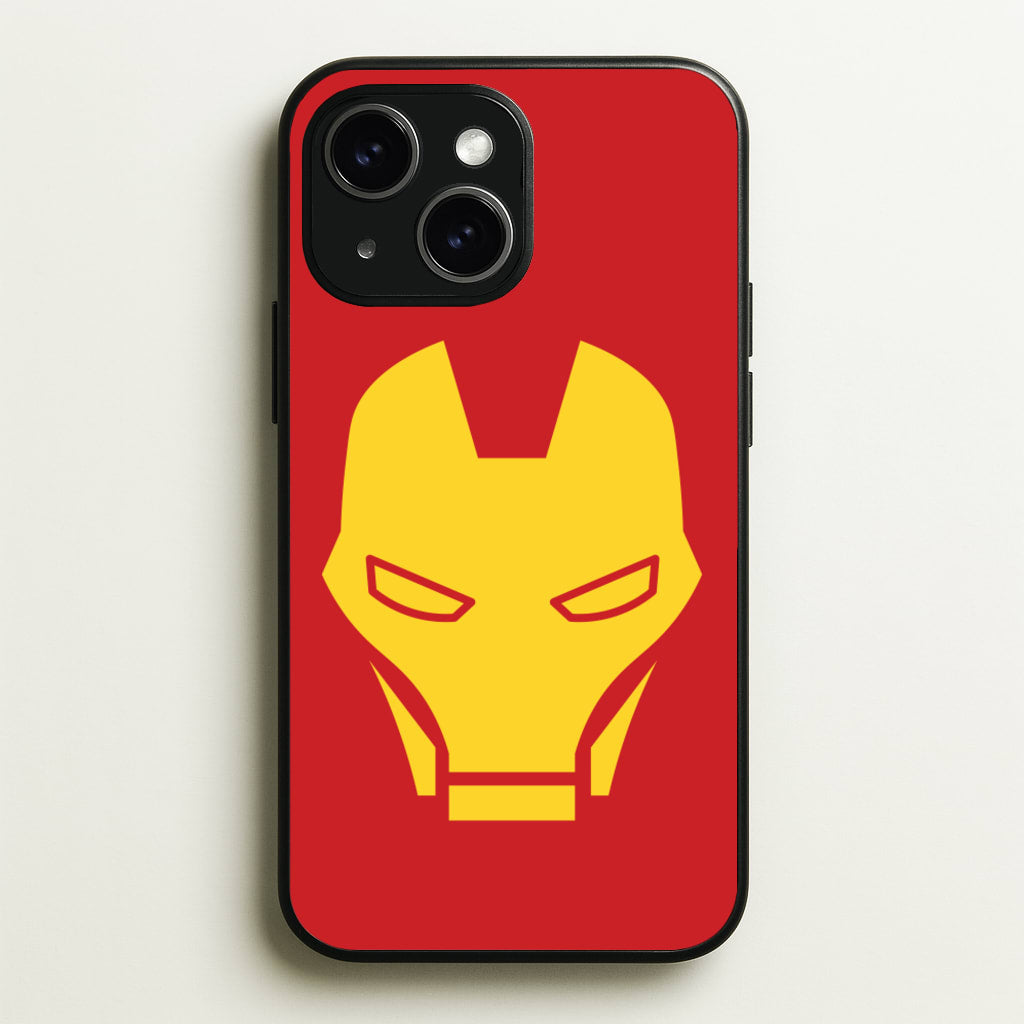 Red Robot Super Hero Face - Marvel Phone Case for iPhone 15 Plus